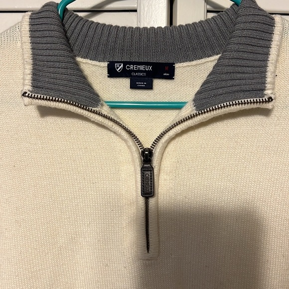 Cremieux Classics Sweatshirt Size Medium 50% wool 50% acrylic - Picture 2 of 5